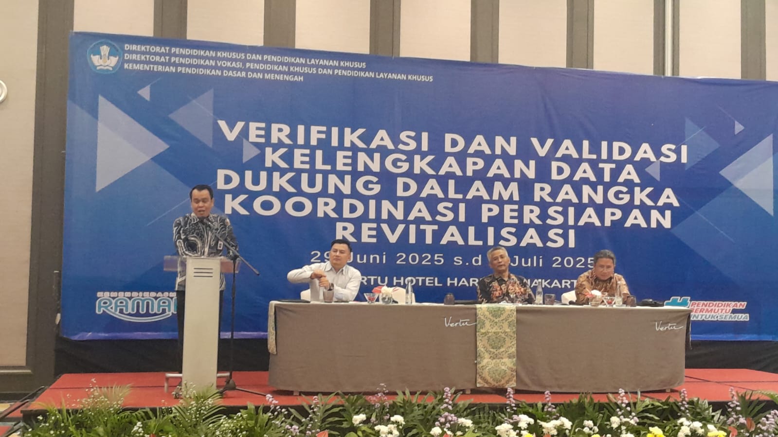 Verifikasi dan validasi Data Pendukung